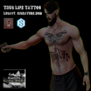 Second Life Marketplace - Costello Tattoo Studio - Thug Life
